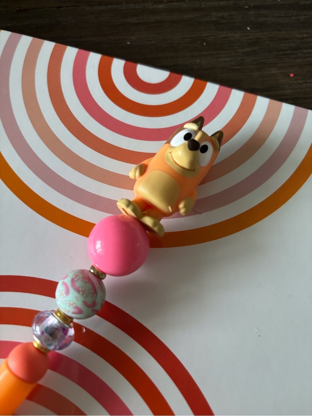 Bluey: Mom Beaded Decorative Handmade Pen